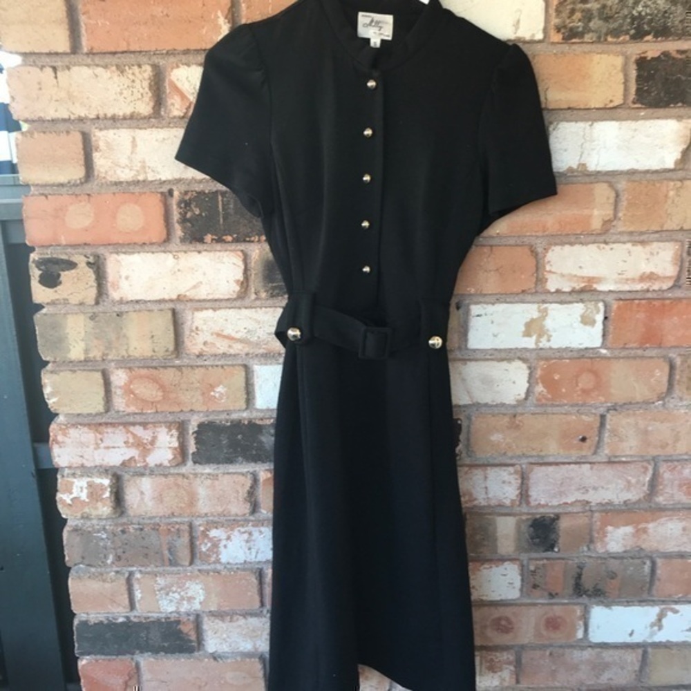 Milly Of New York Black Wool Dress